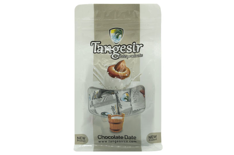 Tangesir milk chocolate dates with almond nuts