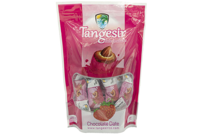 Tangesir strawberry chocolate dates with almond nuts