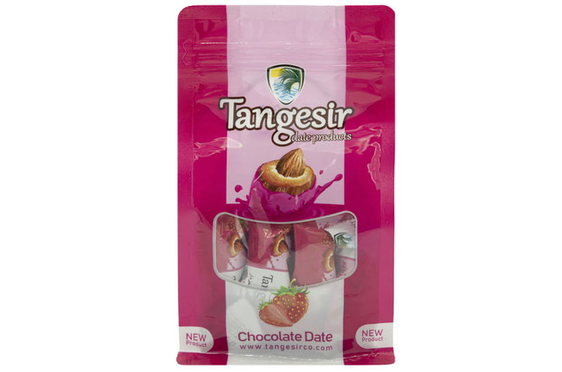 Tangesir strawberry chocolate dates with almond nuts