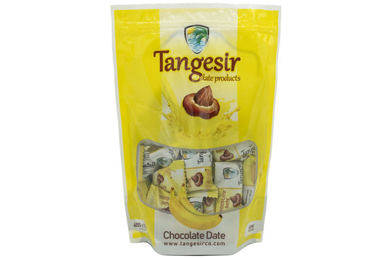 Tangesir banana chocolate dates with almond nuts