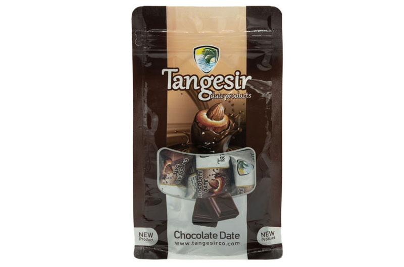 Tangesir cocoa chocolate dates with almonds
